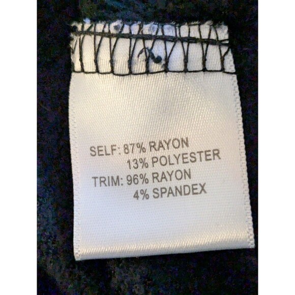 Jane + Delancey Sweatshirt Women's 1X Black Cheetah Print Leopard Metallic Comfy - Picture 10 of 13